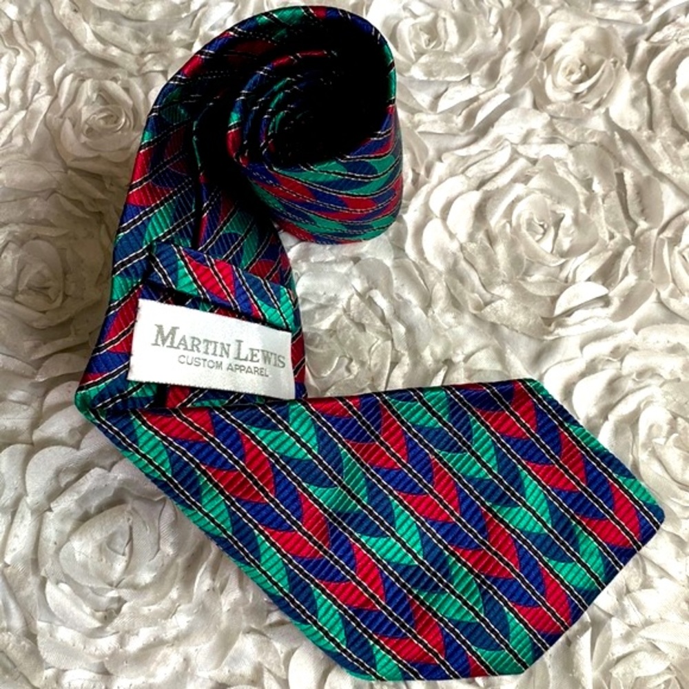 New Martin Lewis mens retro‎ tie